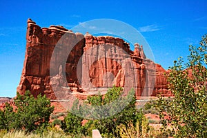 Arches National Park, Utah USA - Tower of Babel, Courthouse Towers photo