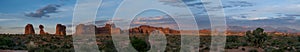 Arches Panorama at Dusk