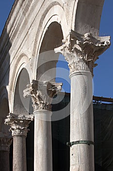 Arches on Peristyle in Diocletian's palace