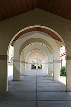 Arches With Perspective Depth photo