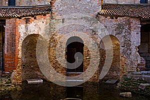 Arches of the Santa Fosca Church in Torcello