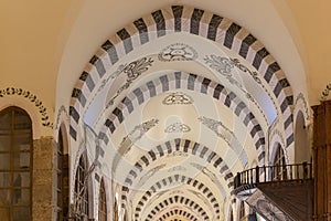 Arches of the Spice Bazar in Istanbul, Turkey