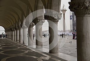 Arches in St Marks Square,Venice. photo