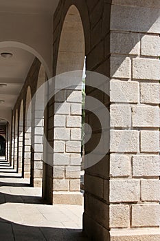 Arches in Xiamen University campus, southeast China