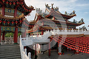 The archictecture of Thean Hou Temple, Kuala Lumpur, Malaysia.