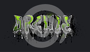 Archie Graffiti Name Design