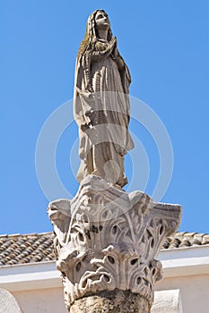 Archiepiscopal Palace. Manfredonia. Puglia. Italy.