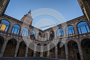 Archiginnasio of Bologna and teatro anatomico photo