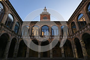 Archiginnasio of Bologna and teatro anatomico photo
