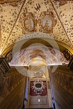 Archiginnasio of Bologna and teatro anatomico photo