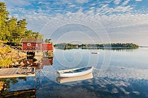 Archipelago on the Baltic Sea coast in Sweden