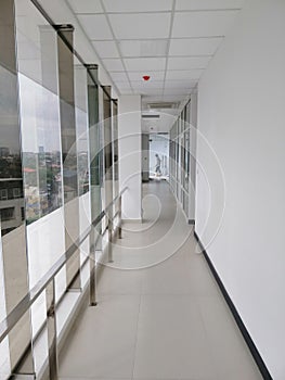 Architech design in office lobby area photo