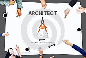 Architect Architecture Design Infrastructure Construction Concept