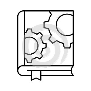 Architect book Isolated Vector icon Which can easily modify or edit