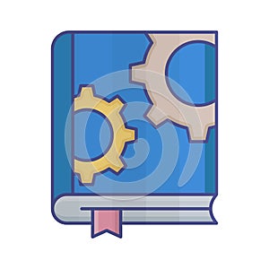 Architect book Isolated Vector icon Which can easily modify or edit