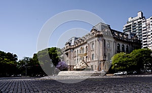 Architect building landmark with blue sky photo