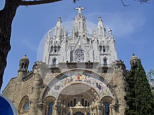 The neo gothic church of Iglesia del Sagrat Cor photo