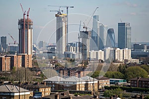 Architect reviewing building plans on tablet