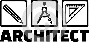 Architect Tools Pencil Circle Ruler