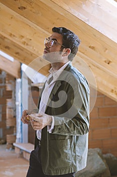 An architect at work