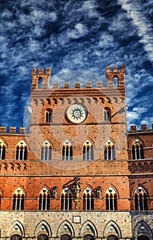 Architectonic detail from Siena