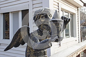 Architectural angel in the city of Tobolsk.