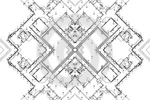 Architectural background, architectural plan, construction drawing