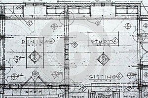 Architectural Blueprint photo