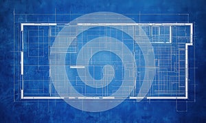 Architectural Blueprint of a Building Floor Plan
