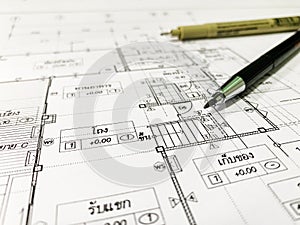 Plan for building construction