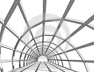 Architectural drawing and perspective