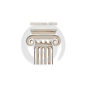 Architectural bureau logo template