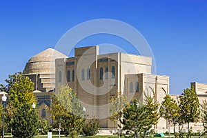 Architectural complex of Chubin madrassah in Shakhrisabz photo