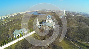 Architectural complex with Church of Kazan Icon of photo