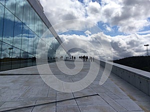 Architectural composition, Oslo Opera House, Norway