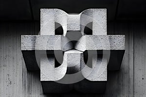 Abstract Concrete Sculpture