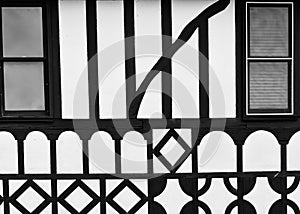 Architectural Design Background Monochrome Shapes