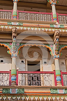 Architectural detail in Ahmedabad, India