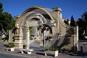 Archway on La Milagrosa in Cartagena ,Murcia, Spain photo