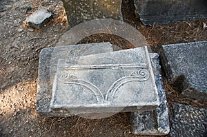 Architectural detail, Asclepion, Pergamon (Bergama, Turkey)