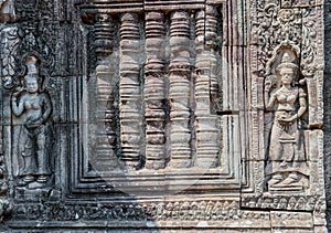 Architectural detail at Banteay Kdei