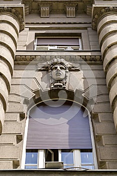 Architectural detail from Belgrade, Serbia