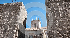 Architectural detail of the Cape Espichel sanctuary