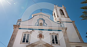 Architectural detail of the Church of Our Lady of the Annunciation in Setubal