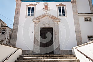 Architectural detail of the Church of Our Lady of the Annunciation in Setubal