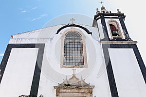 Architectural detail of the Church of Saint Peter in Obidos