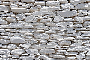 Arquitectónico de piedra muro isla Cícladas grecia 