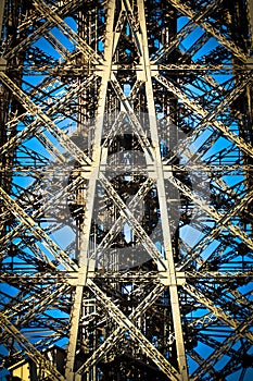 Architectural Detail of Eiffel Tower