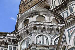 Architectural detail of the Florence cathedral