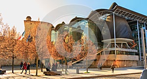 Architectural detail of the high court of Bordeaux